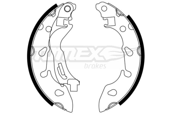 TOMEX BRAKES Комплект тормозных колодок TX 23-04